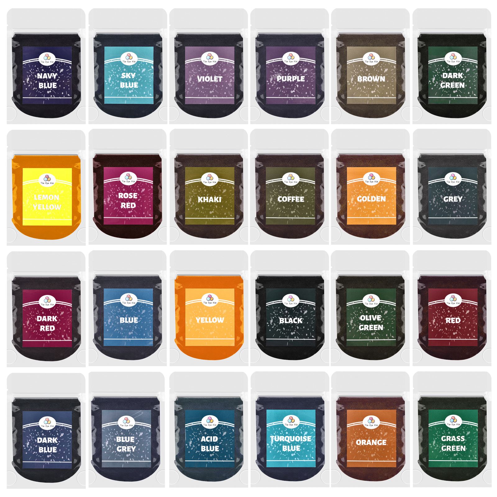 Home Textiles Store - 20G 24 Kleuren Stof Kleurstof Kleding
