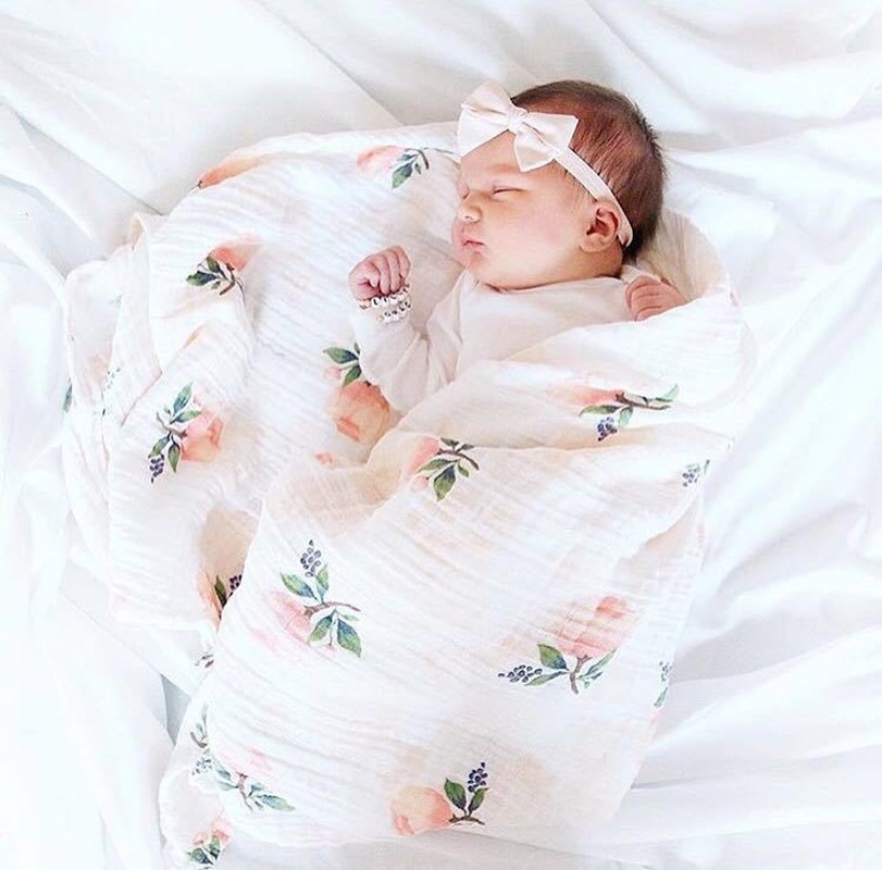 Home Textiles Blanket - Rose 120x120 cm 70% Bamboe 30%