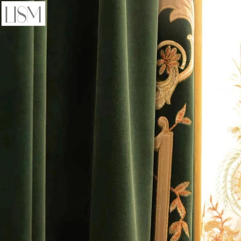 Home Textiles Luxury Curtains - Europese luxe gordijnen voor woonkamer, eetkamers,