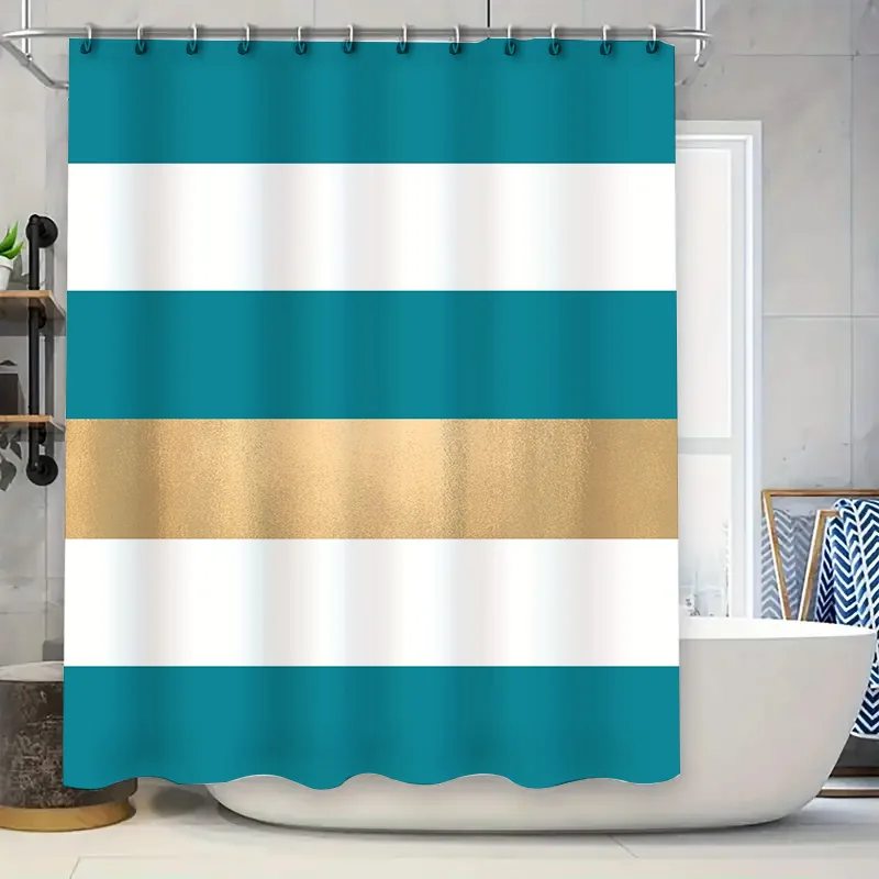 Home Textiles Luxury Curtains - Phoenix Feather Patroon Badgordijn Waterdicht Douchedoek