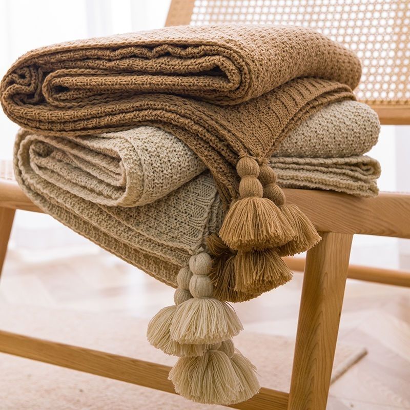 Throw Blanket Chunky Knit - Nordic Dekens voor Bed Slaapbank Grof