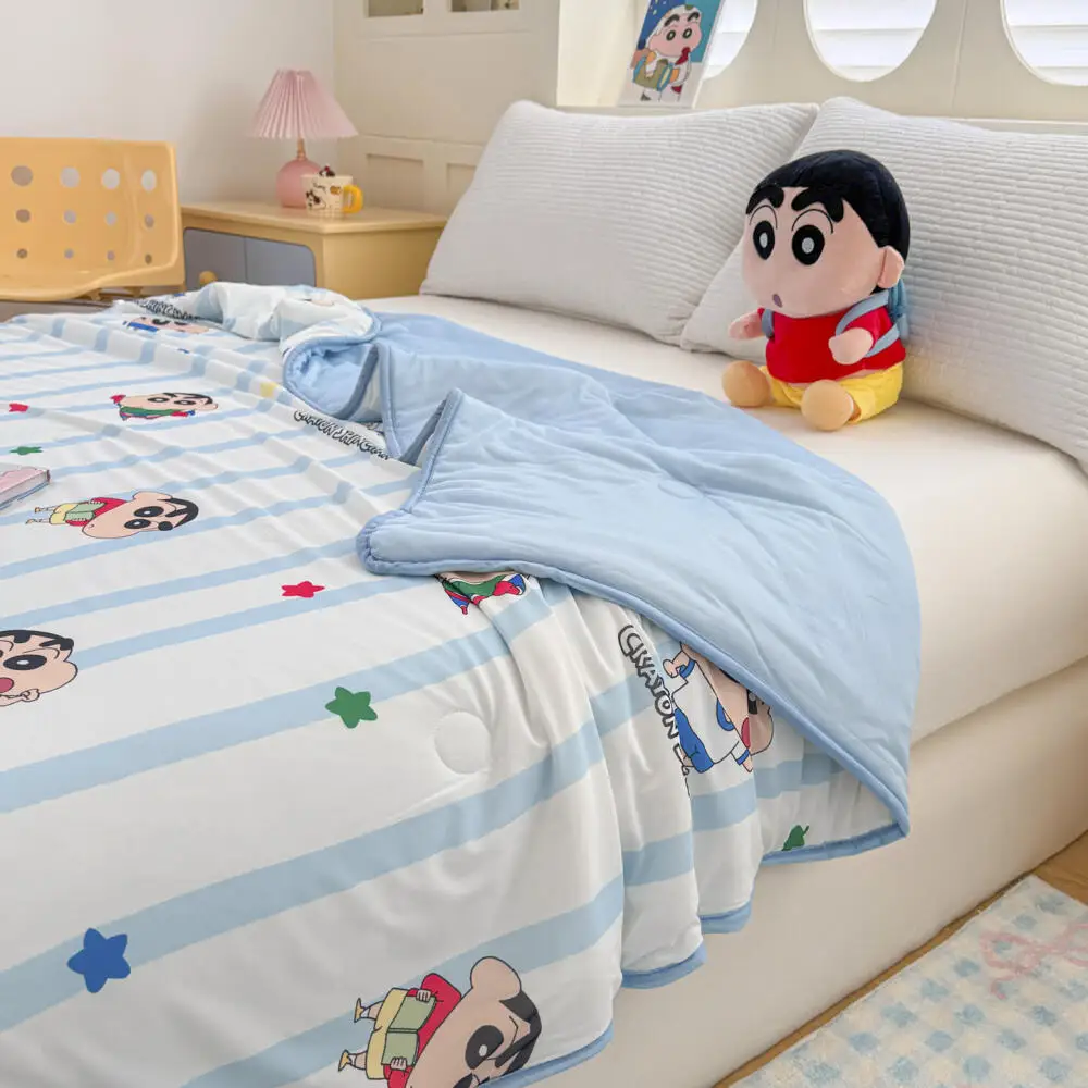 Home Textiles Blanket - Kawaii Crayon Shin-Chan Zomerdekbed Cartoon Schattig