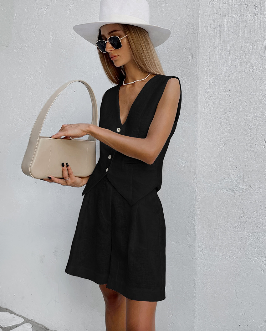 2023 Nieuwe Pak Vest + Shorts  - Home Textiles Store recensie en prijs