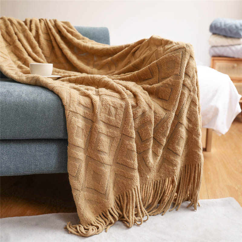 Deken Voor Bedden Nordic Gebre - Throw Blanket Chunky Knit recensie en prijs