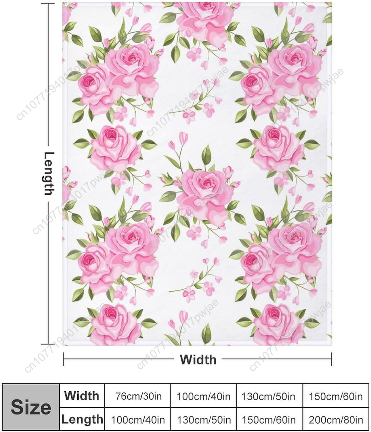 Roze bloem gooien deken bloeme - Home Textiles Blanket recensie en prijs