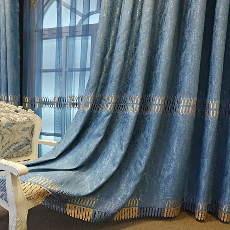 Luxe geborduurde verduisterend - Home Textiles Luxury Curtains recensie en prijs