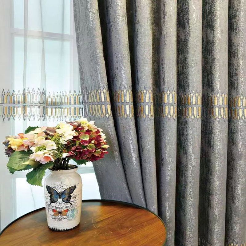 Luxe geborduurde verduisterend - Home Textiles Luxury Curtains recensie en prijs
