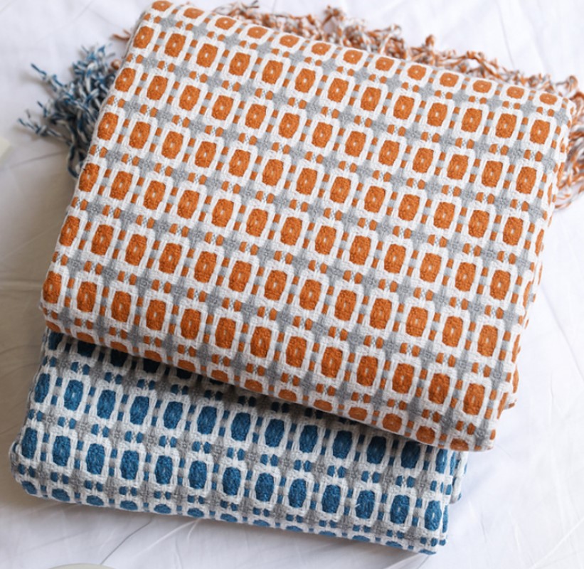 Mosterdgeel Nordic Gebreide Go - Throw Blanket Chunky Knit recensie en prijs