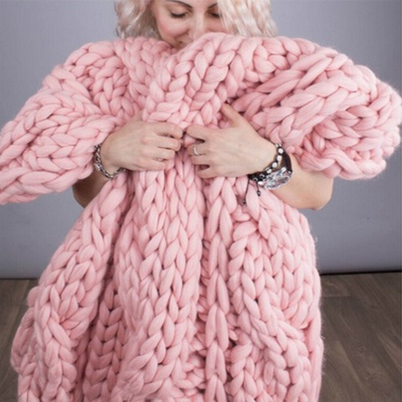 Mode Hand Chunky Gebreide Deke - Throw Blanket Chunky Knit recensie en prijs