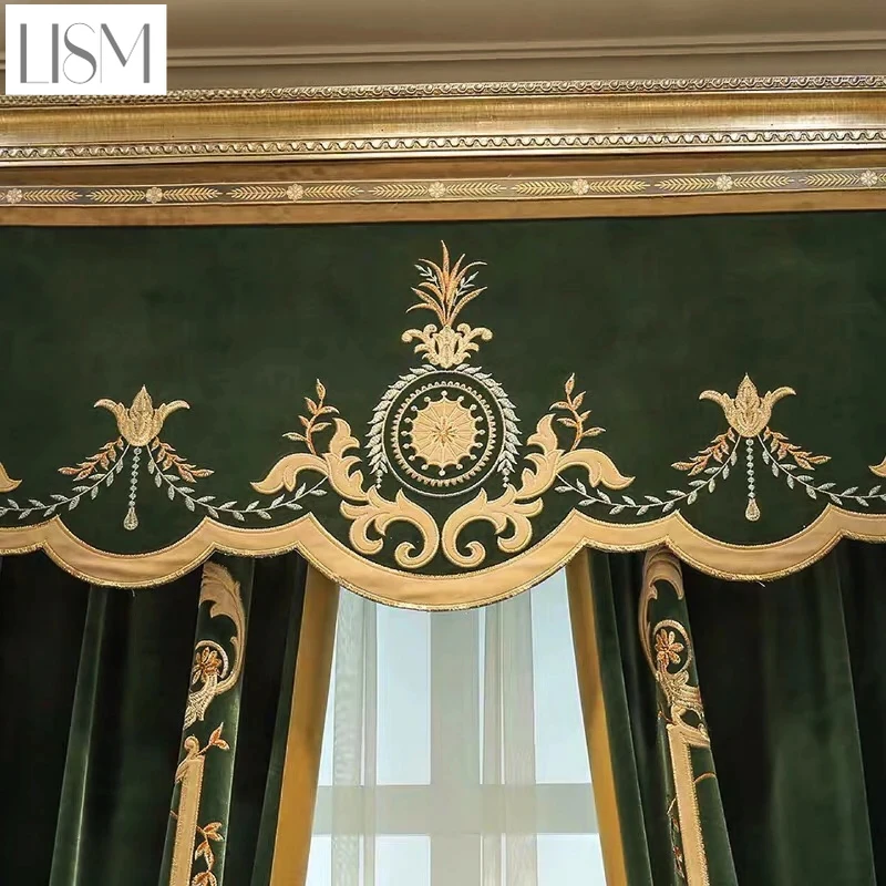 Europese luxe gordijnen voor w - Home Textiles Luxury Curtains recensie en prijs