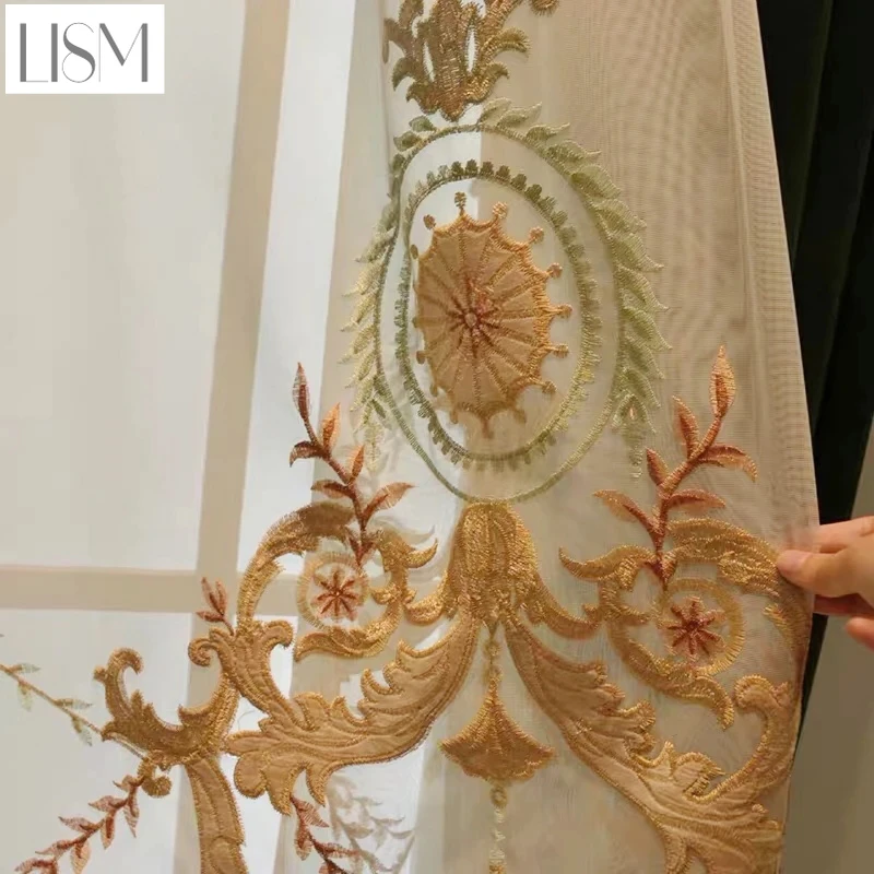 Europese luxe gordijnen voor w - Home Textiles Luxury Curtains recensie en prijs