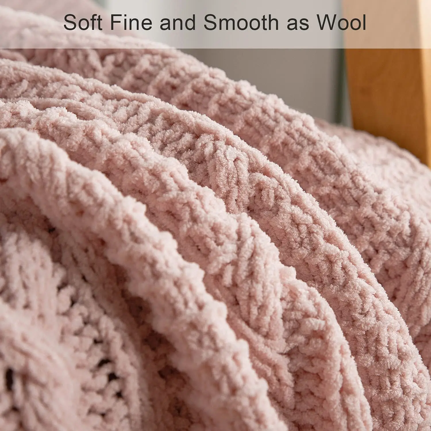 Luxe dikke gebreide deken met  - Throw Blanket Chunky Knit recensie en prijs