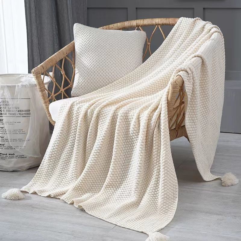 Nordic Dekens voor Bed Slaapba - Throw Blanket Chunky Knit recensie en prijs