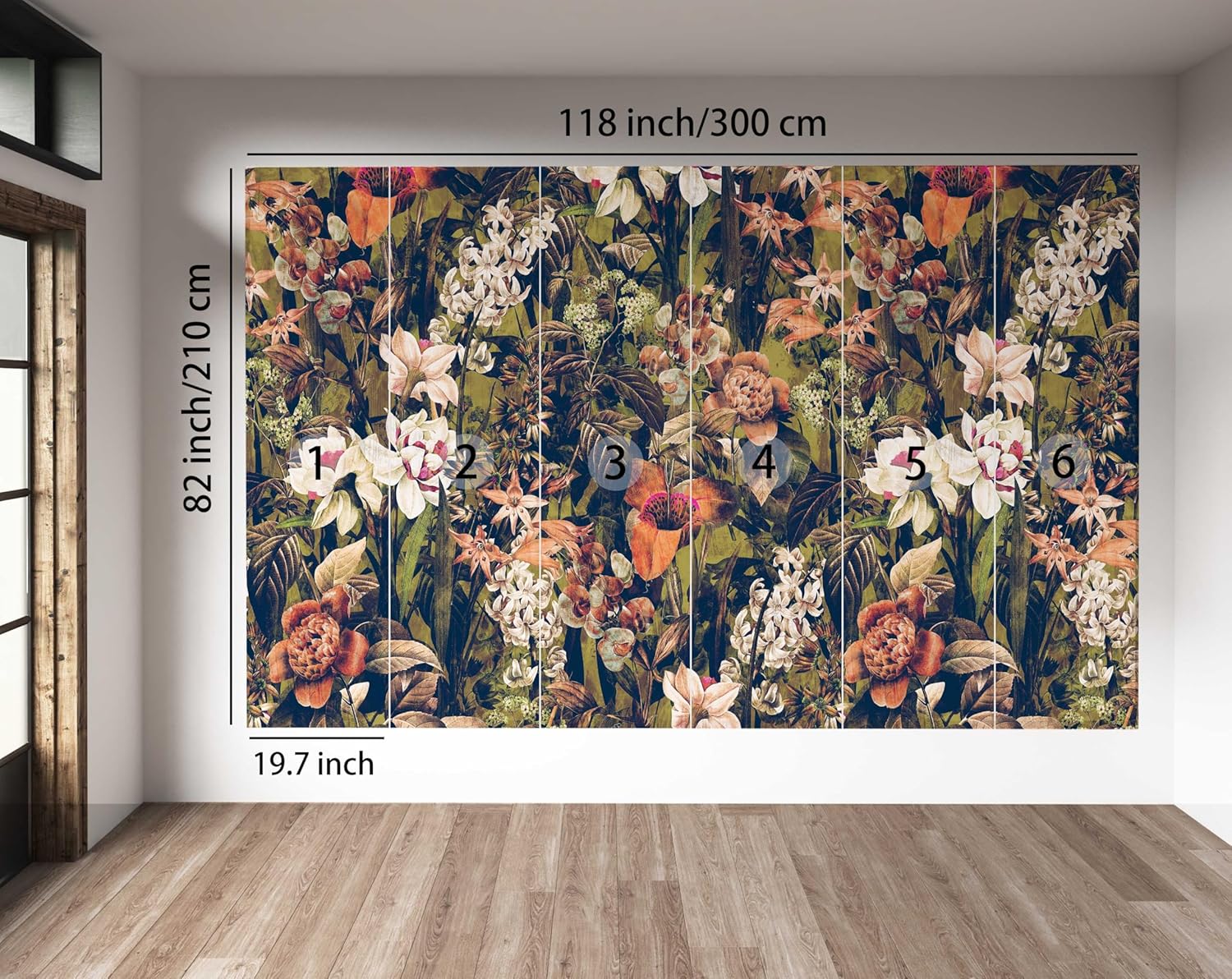 Luxe bloementapijt bed achterg - Home Textiles Luxury Curtains recensie en prijs