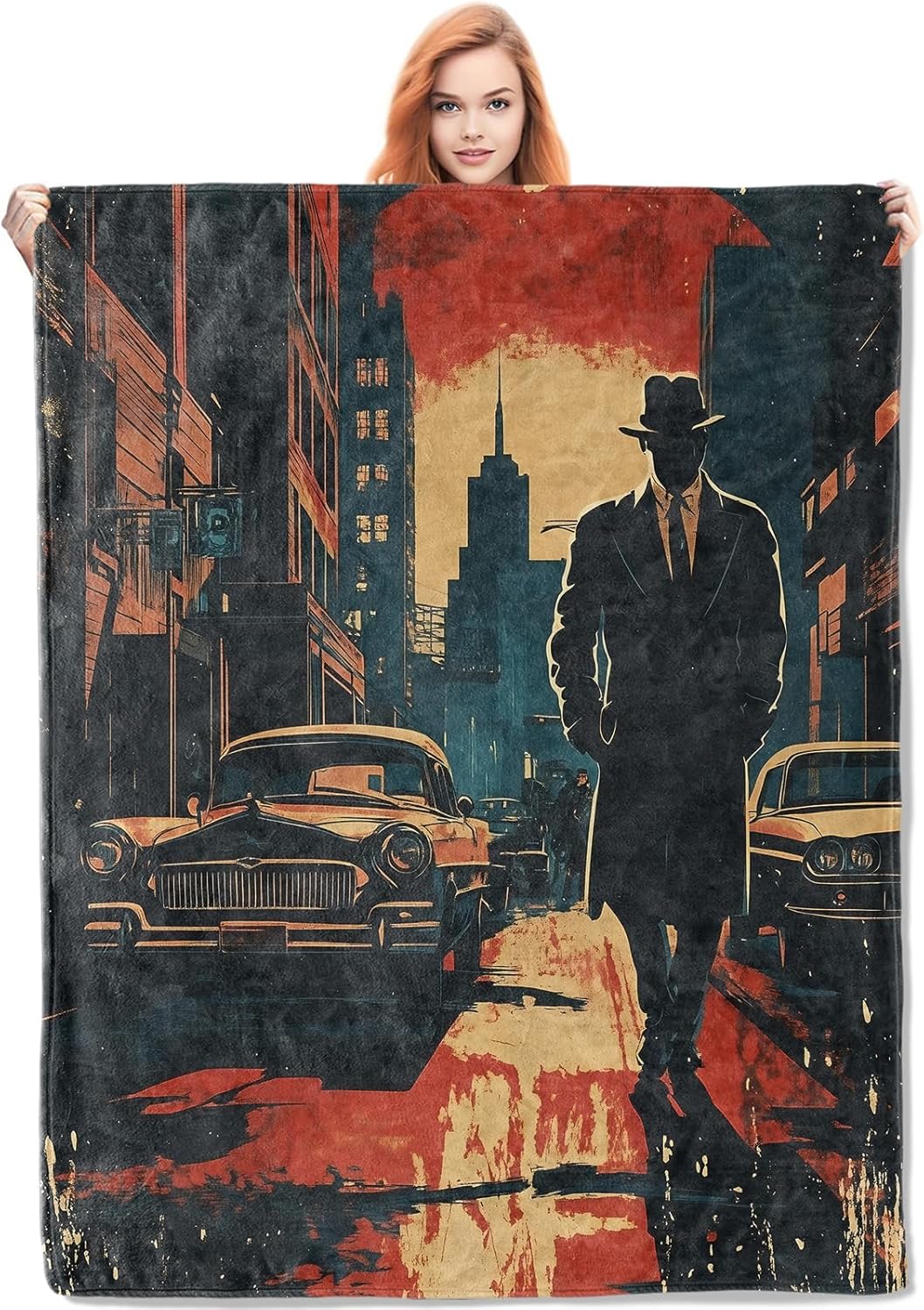 Noir Detective Deken Cadeaus v - Home Textiles Blanket recensie en prijs
