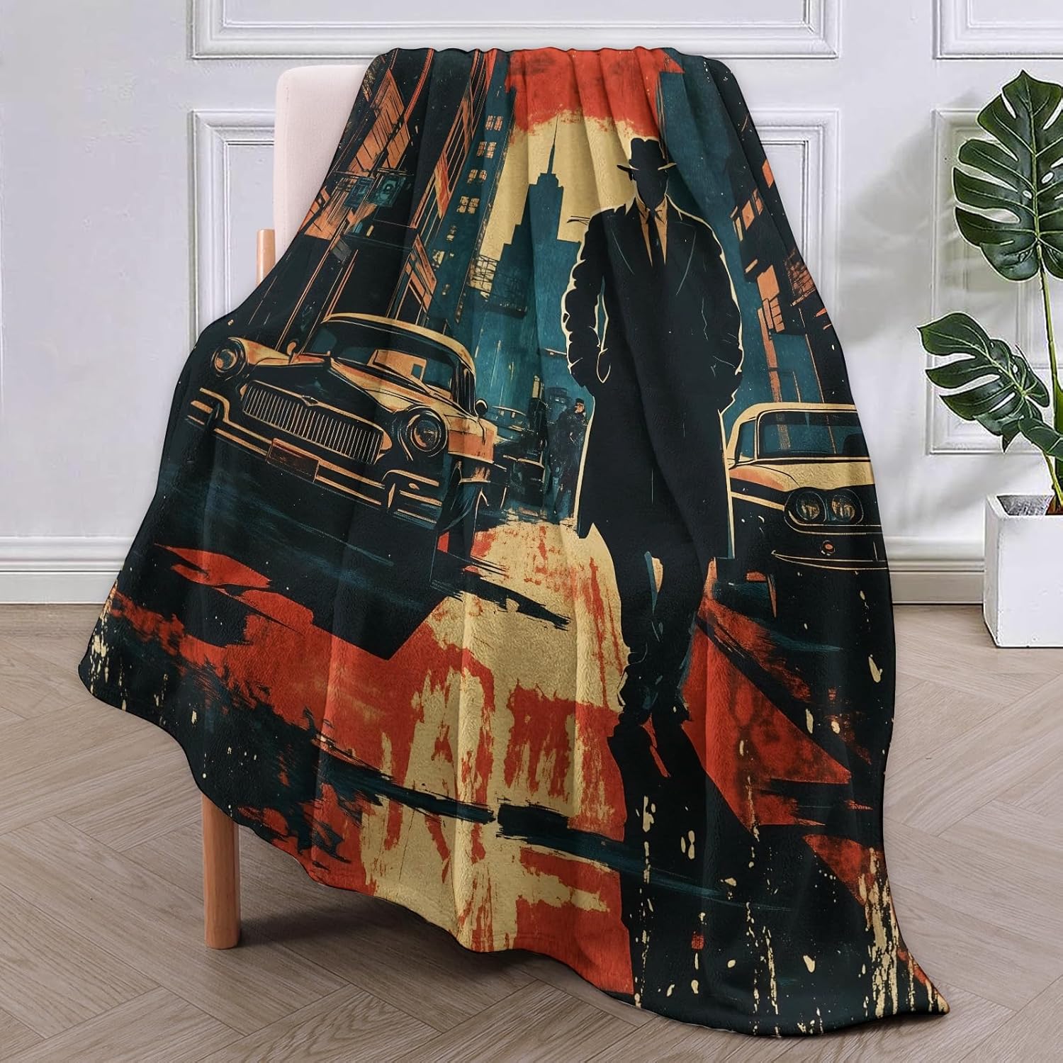 Noir Detective Deken Cadeaus v - Home Textiles Blanket recensie en prijs
