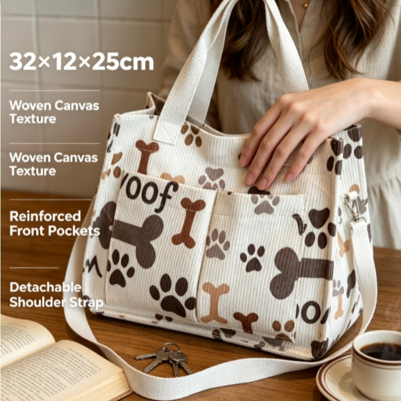Mode corduroy eco-tas, eenvoud - Home Textiles Store recensie en prijs