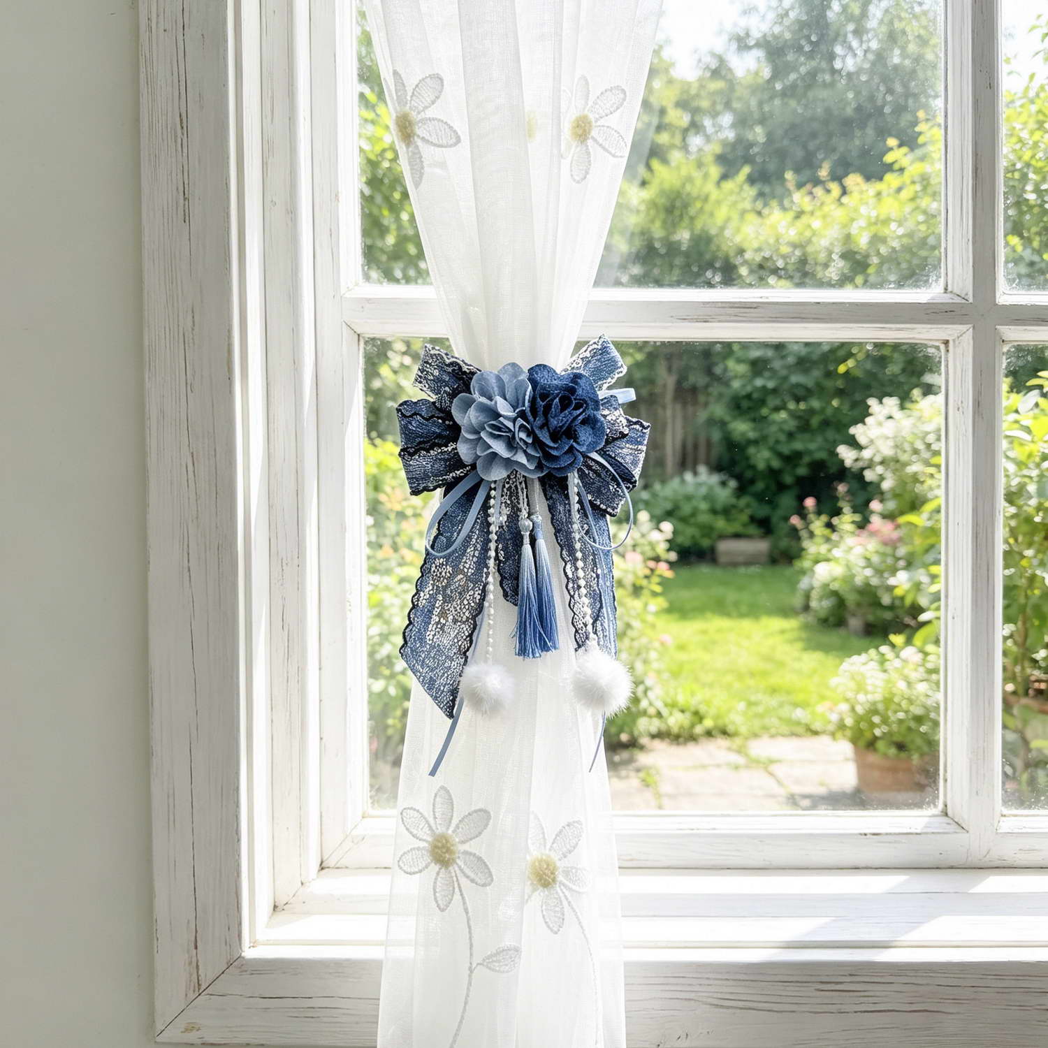 Een paar luxe Amerikaanse blau - Home Textiles Luxury Curtains recensie en prijs