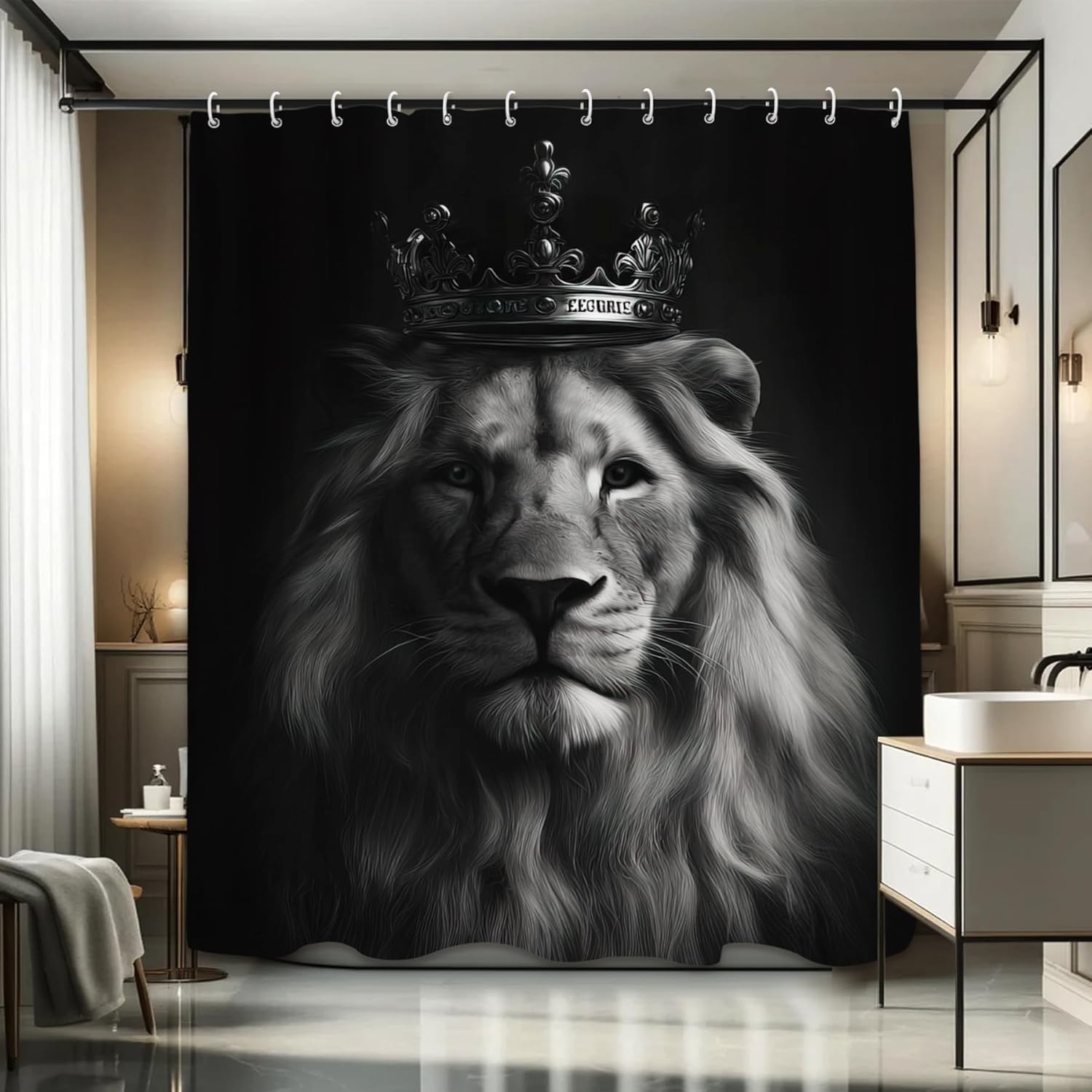 Majestueuze Lion King Crown Do - Home Textiles Luxury Curtains recensie en prijs