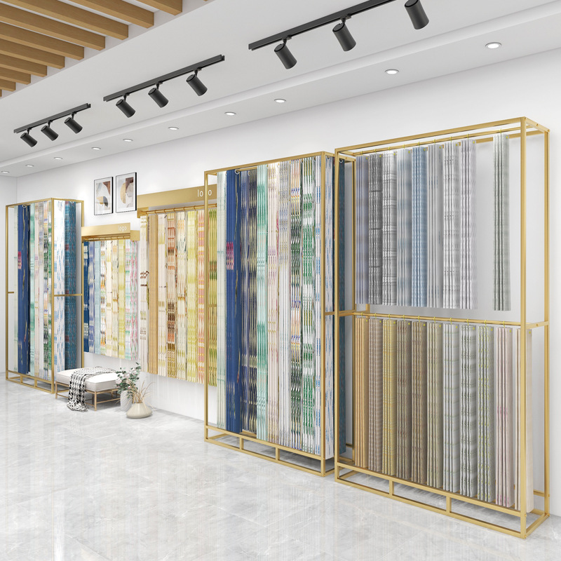 Gordijnwinkel grote displayrek - Home Textiles Exhibition recensie en prijs