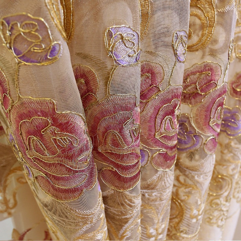Gordijnstoffen Beige Kleur Hog - Home Textiles Luxury Curtains recensie en prijs